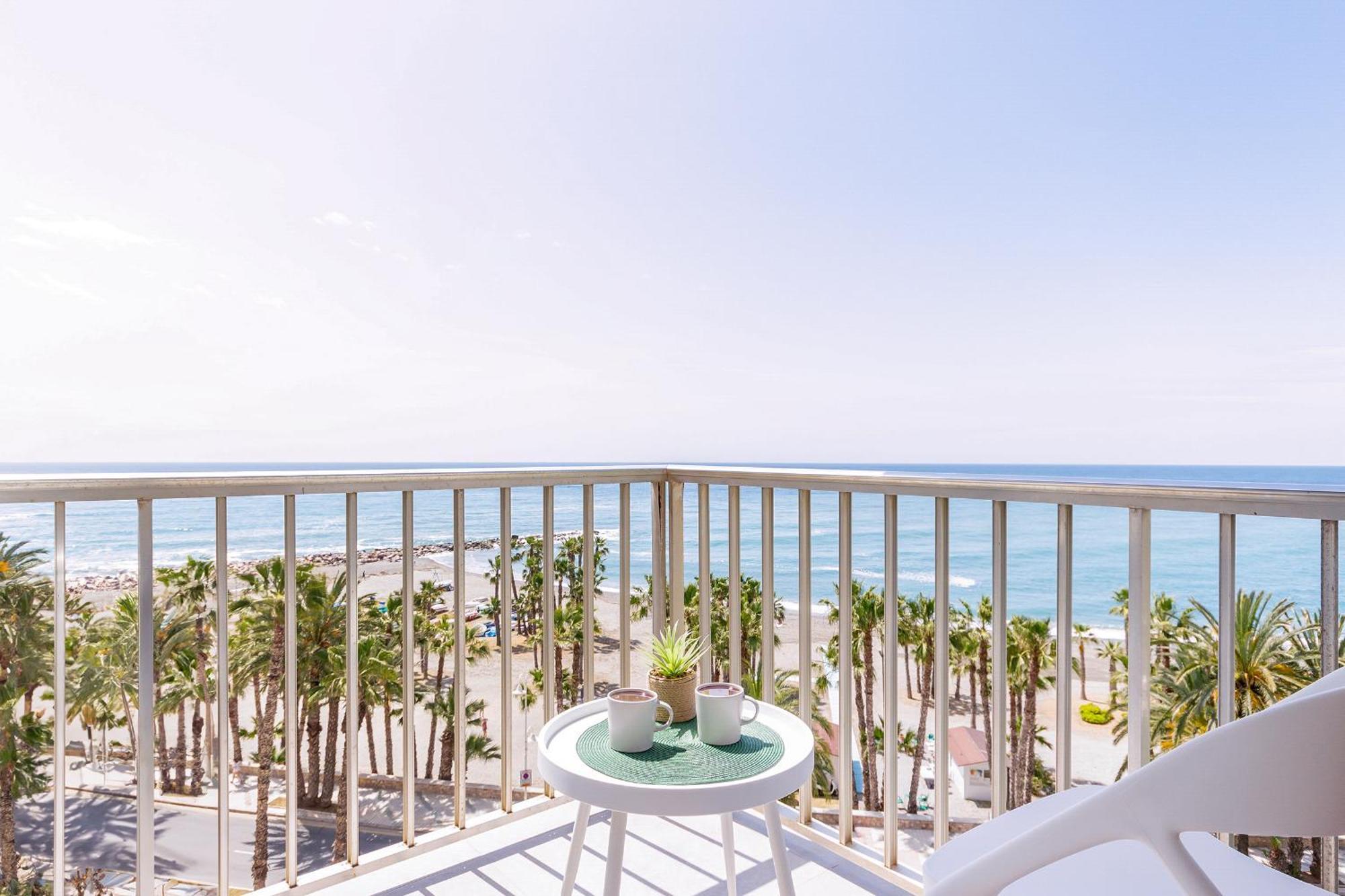 Ferienwohnung Magnificas Vistas Al Mar Almuñécar Exterior foto